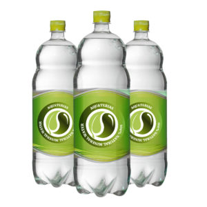 Bottled lemon water